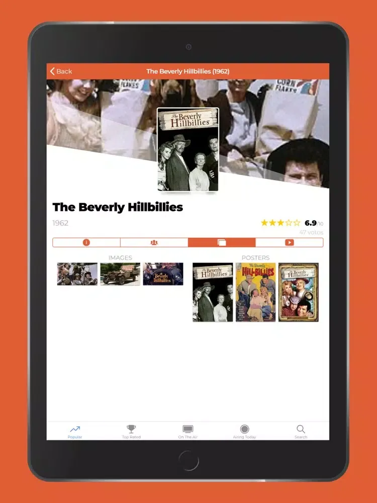 OmeTV Shows Tracker iPad  स्क्रीनशॉट