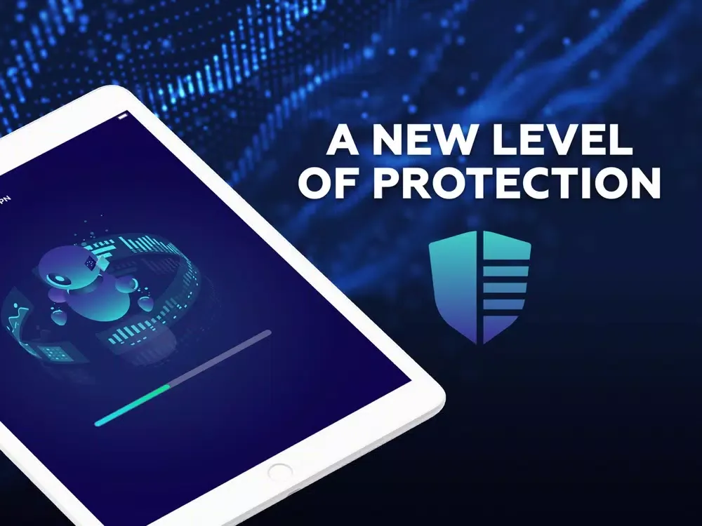 Captures d'écran de VPN TrackBlock: data safety iPad 