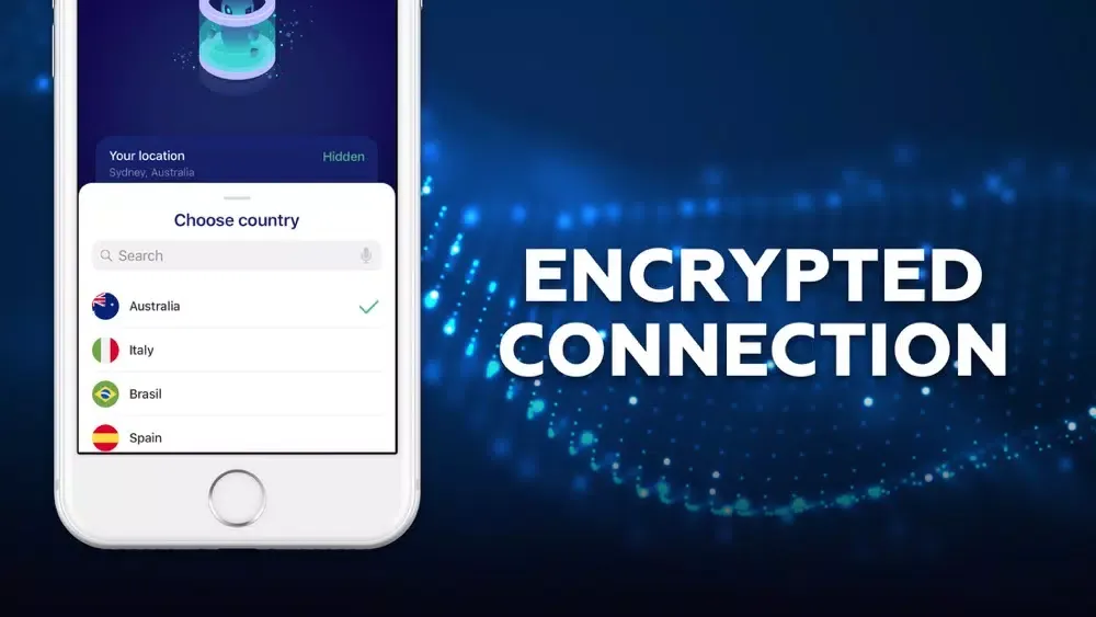 Captures d'écran de VPN TrackBlock: data safety