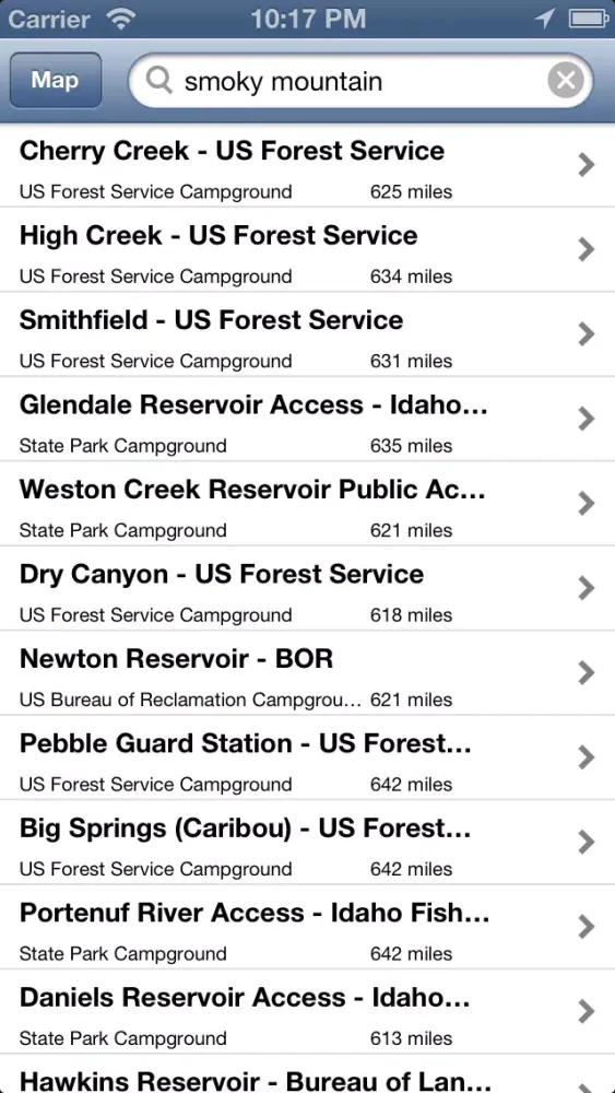 Screenshot di National and State Park Camping Guide - Free