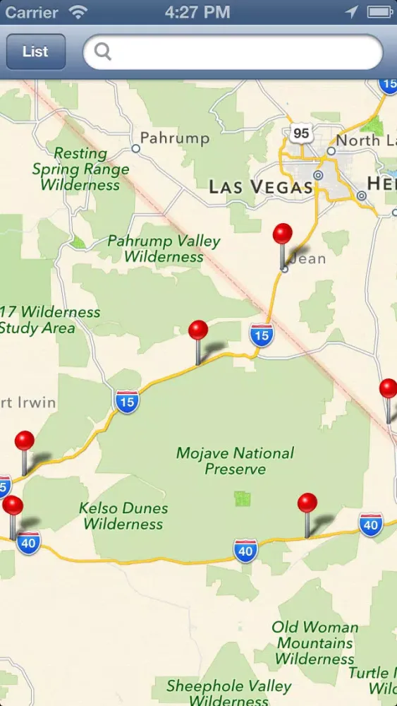 Скриншоты Rest Area Locator for US highway - Lite