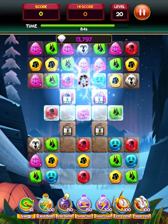 Tangkapan skrin Diamond Gems Crush iPad 