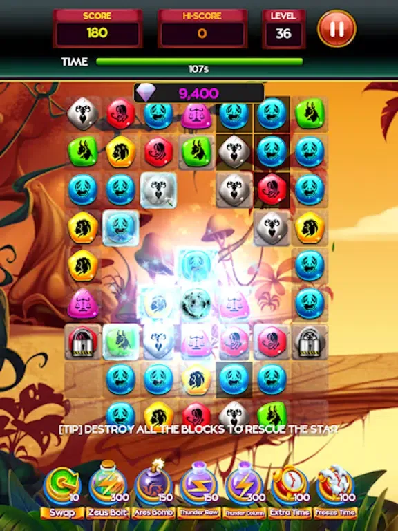 Tangkapan skrin Diamond Gems Crush iPad 