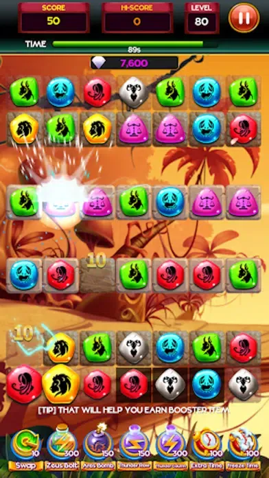 Tangkapan skrin Diamond Gems Crush
