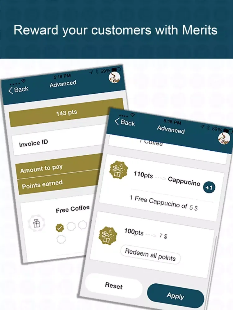 Capturas de pantalla de Merits for business iPad 