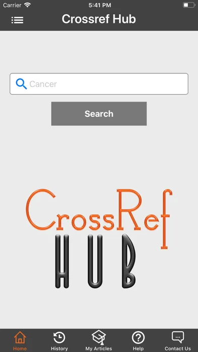 CrossRef HUB Screenshots