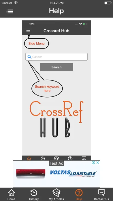 CrossRef HUB Screenshots