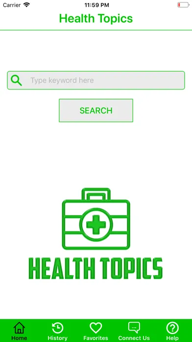 Health Topics (NIH) Ekran Görüntüleri