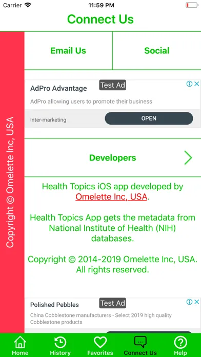Health Topics (NIH) Ekran Görüntüleri
