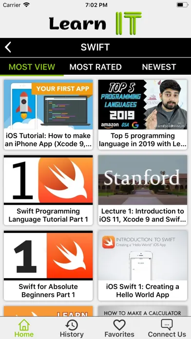 Zrzuty ekranu Learn Information Technology