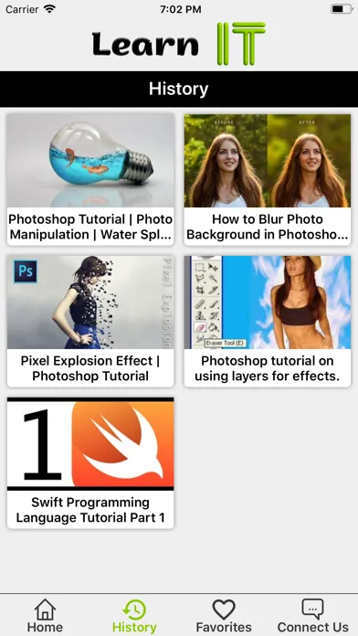 Zrzuty ekranu Learn Information Technology