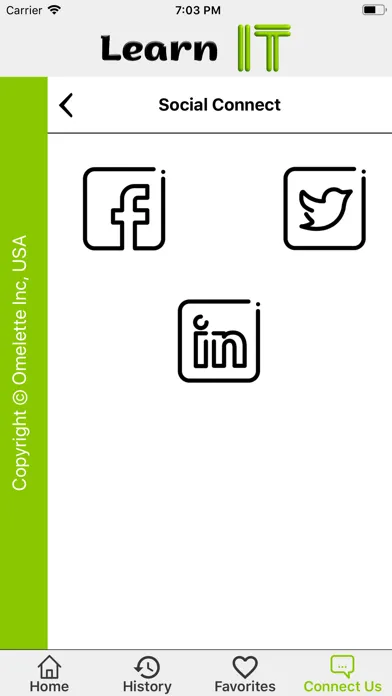 Zrzuty ekranu Learn Information Technology