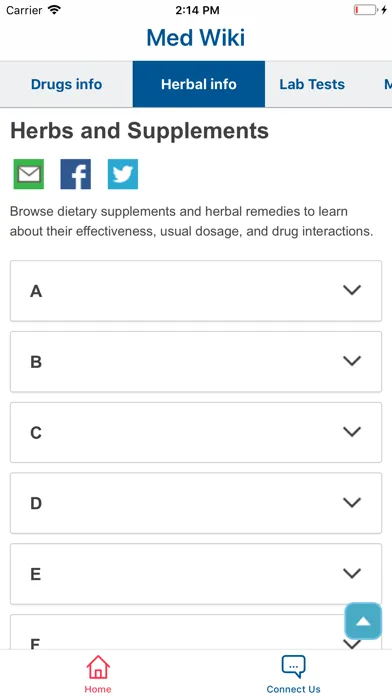 MedWiki سکرین شاٹس