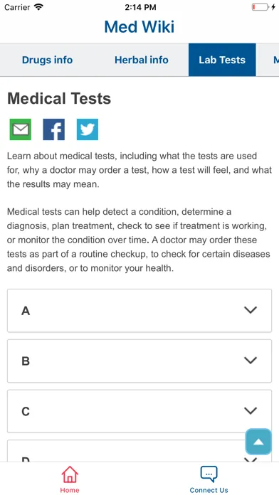 MedWiki سکرین شاٹس