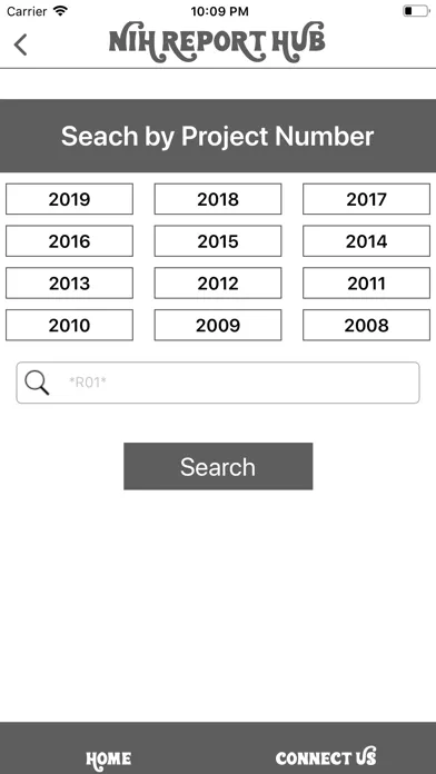 NIH RePORT HUB应用截图