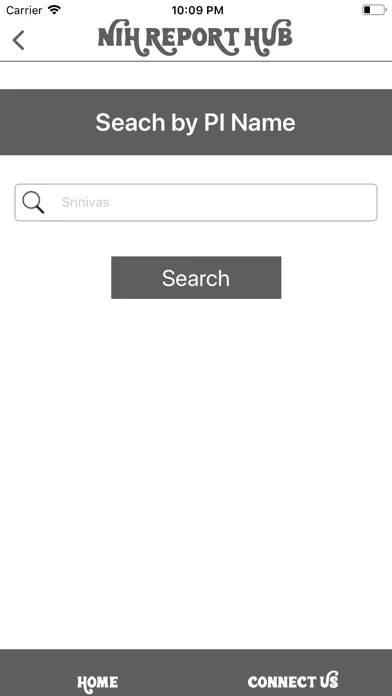 NIH RePORT HUB应用截图