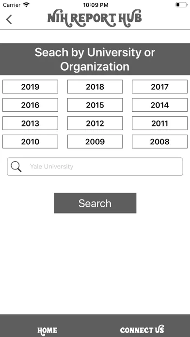NIH RePORT HUB应用截图