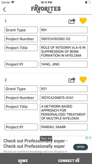 NIH RePORT HUB应用截图