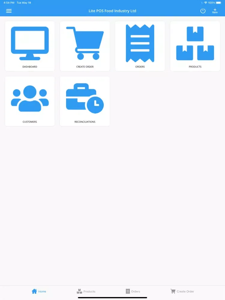 Ảnh chụp màn hình của Omerse POS - Food iPad 