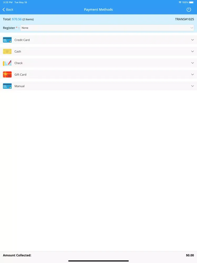 Omerse POS - Retail iPad  Screenshots