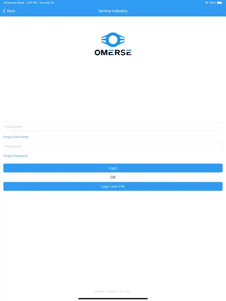 Omerse POS – Service iPad  スクリーンショット