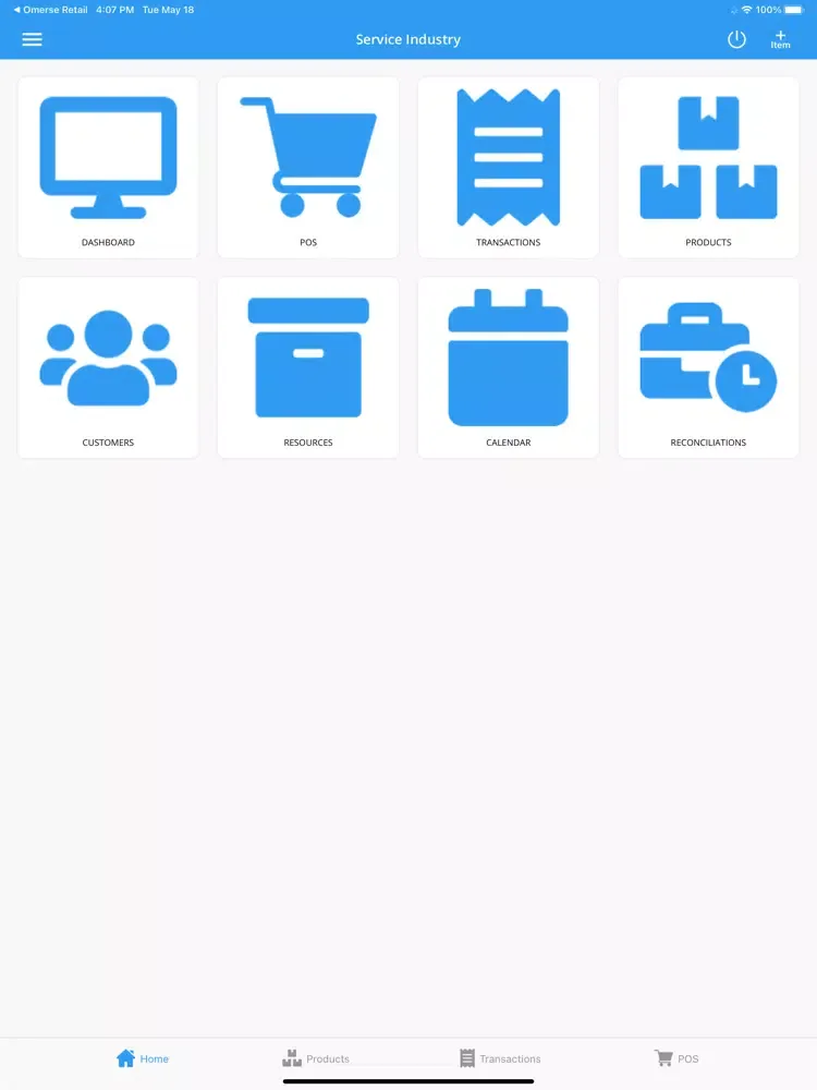 Omerse POS – Service iPad  スクリーンショット