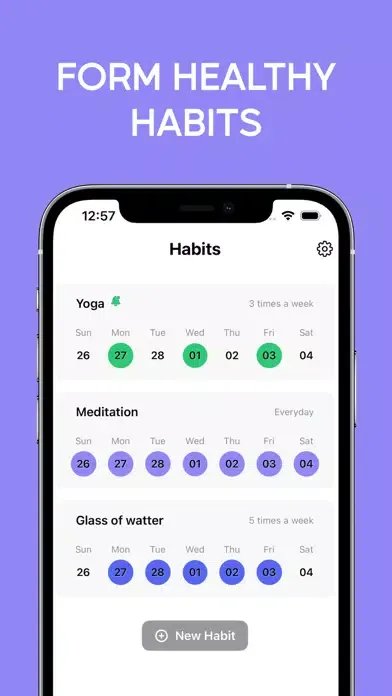 تصاویر Habo - Habits Tracker