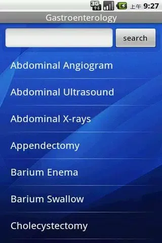Capturas de tela do Clinical Tests & Procedures