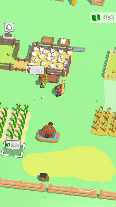 Tangkapan layar Chicken Factory!