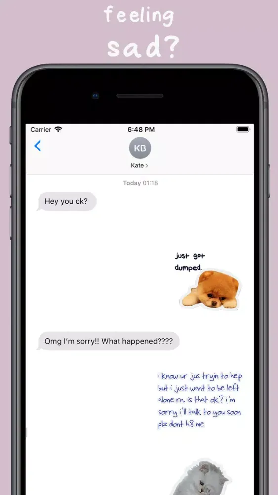 cute animals: sad and lonely Screenshots