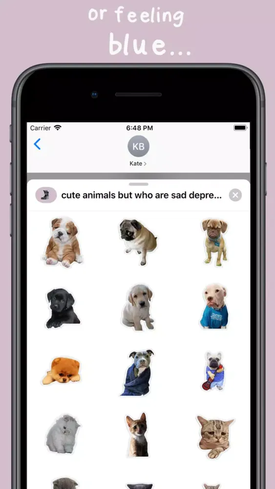 cute animals: sad and lonely Screenshots