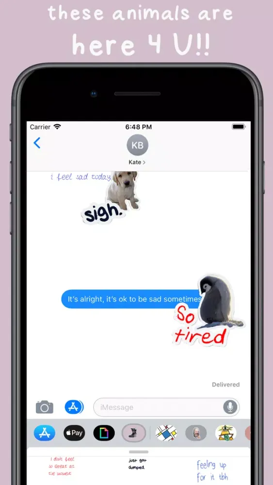 cute animals: sad and lonely Screenshots