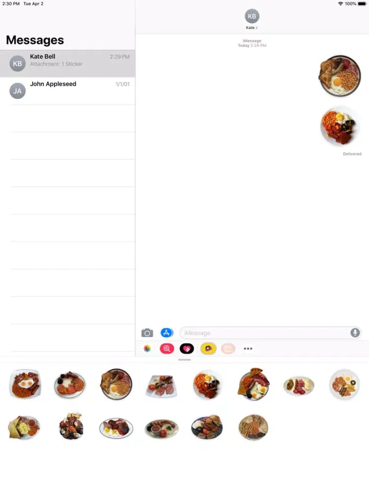 Ảnh chụp màn hình của Full English iPad 