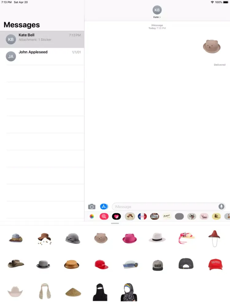 ภาพหน้าจอของ DressUp! Hats - Fashion iPad 