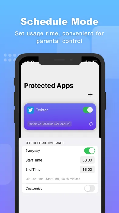 Ảnh chụp màn hình của XLocker - Control Screen Time
