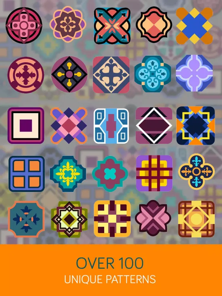 تصاویر Motif Mask – Kaleidoscope Puzzles iPad 