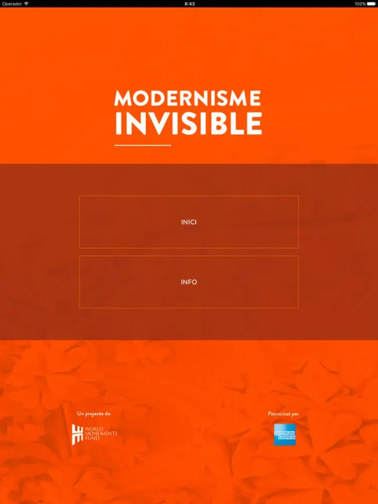 Invisible Modernismo iPad  Ekran Görüntüleri