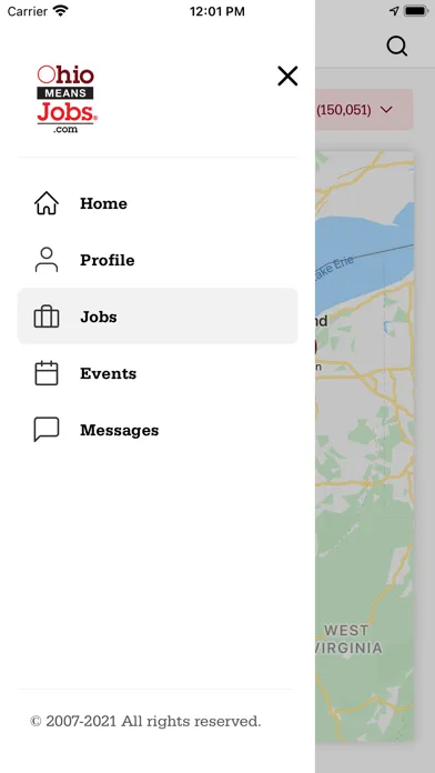 Capturas de tela do OhioMeansJobs - Look for jobs