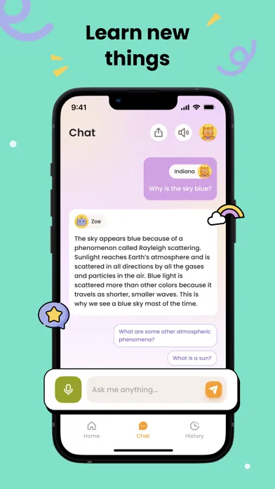 تصاویر Safe AI Chat Bot for Kids・Zoe