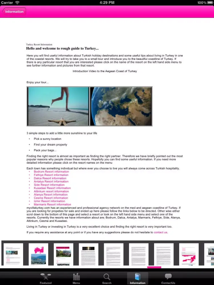 MVT iPad  Ekran Görüntüleri