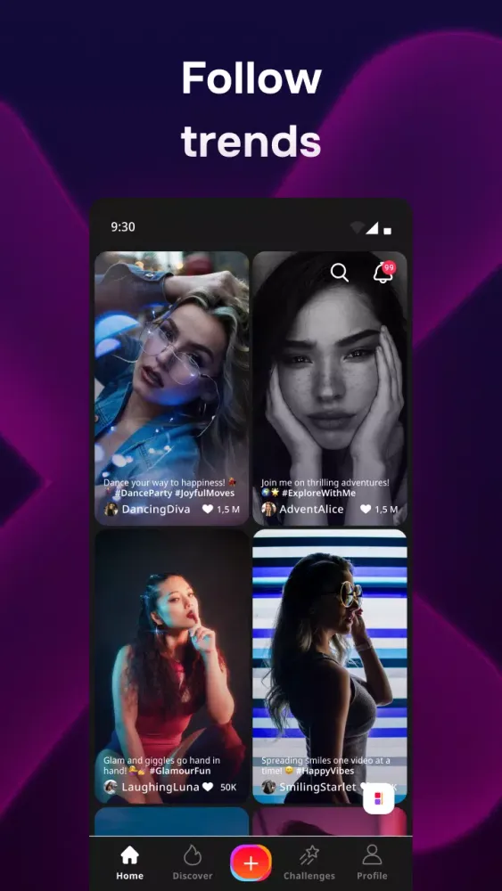 Shorts VotTak: Short Video App Screenshots