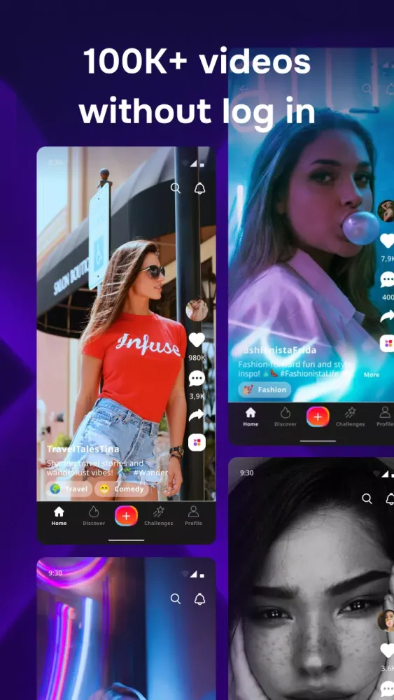 Shorts VotTak: Short Video App Screenshots