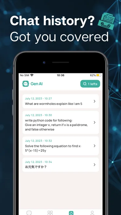 Скриншоты Gen AI - Omni Chatbot