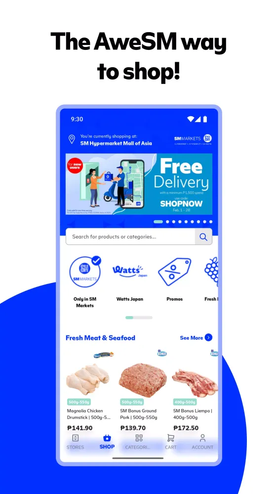 ShopSM Screenshots
