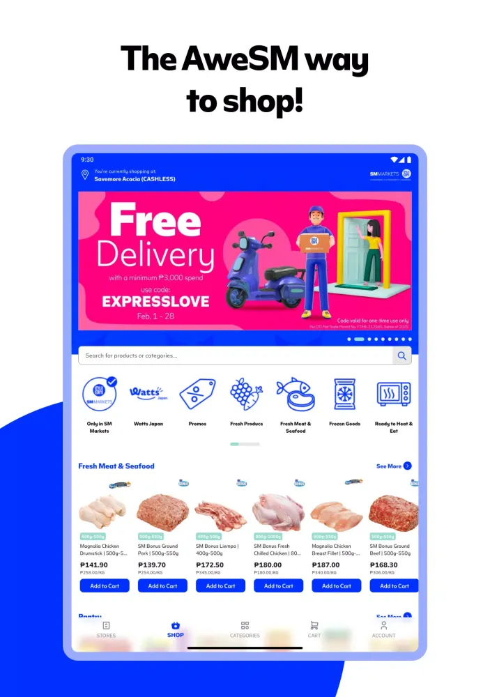 ShopSM Screenshots