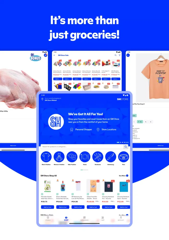 ShopSM Screenshots