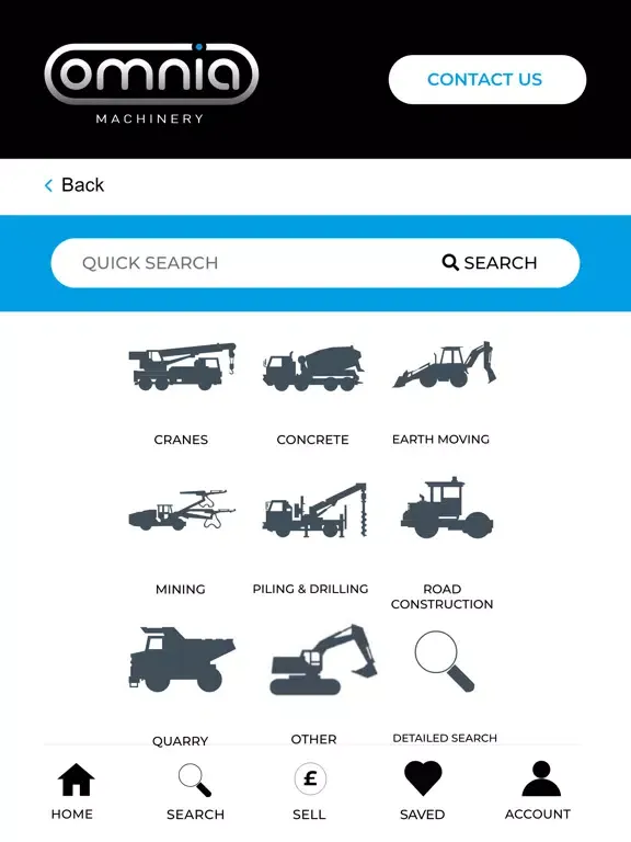 Capturas de pantalla de Omnia Machinery iPad 