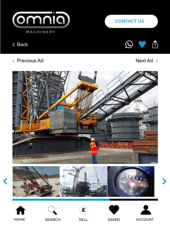 Capturas de pantalla de Omnia Machinery iPad 