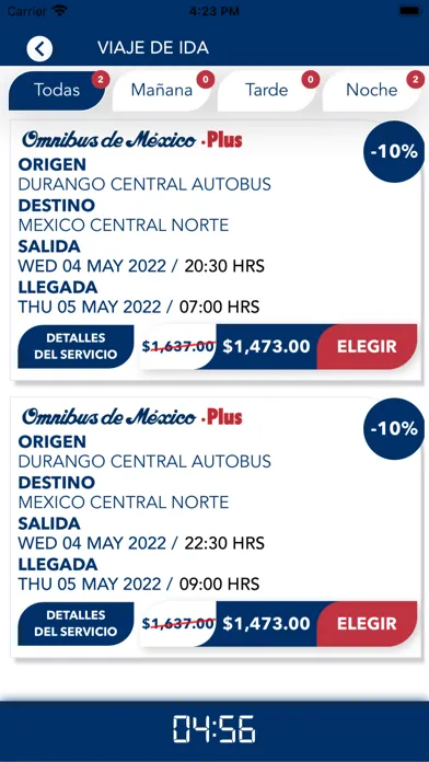 Omnibus De México سکرین شاٹس