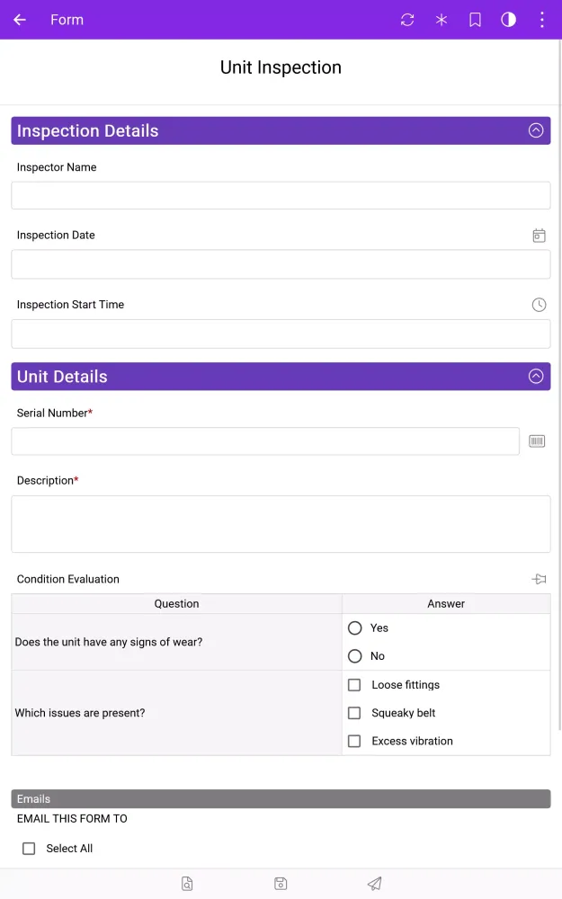 Advanced Forms Screenshots